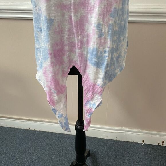 Calvin Klein Jeans Tye Dye Tie Front Tee - Picture 2 of 5